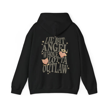 Wallen Angel Outlaw Hoodie - Adult Unisex - Sunlit Funlit Country Music Tees